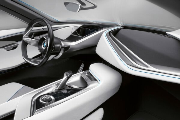 Blick aus dem Innenraum des neuen Bmw