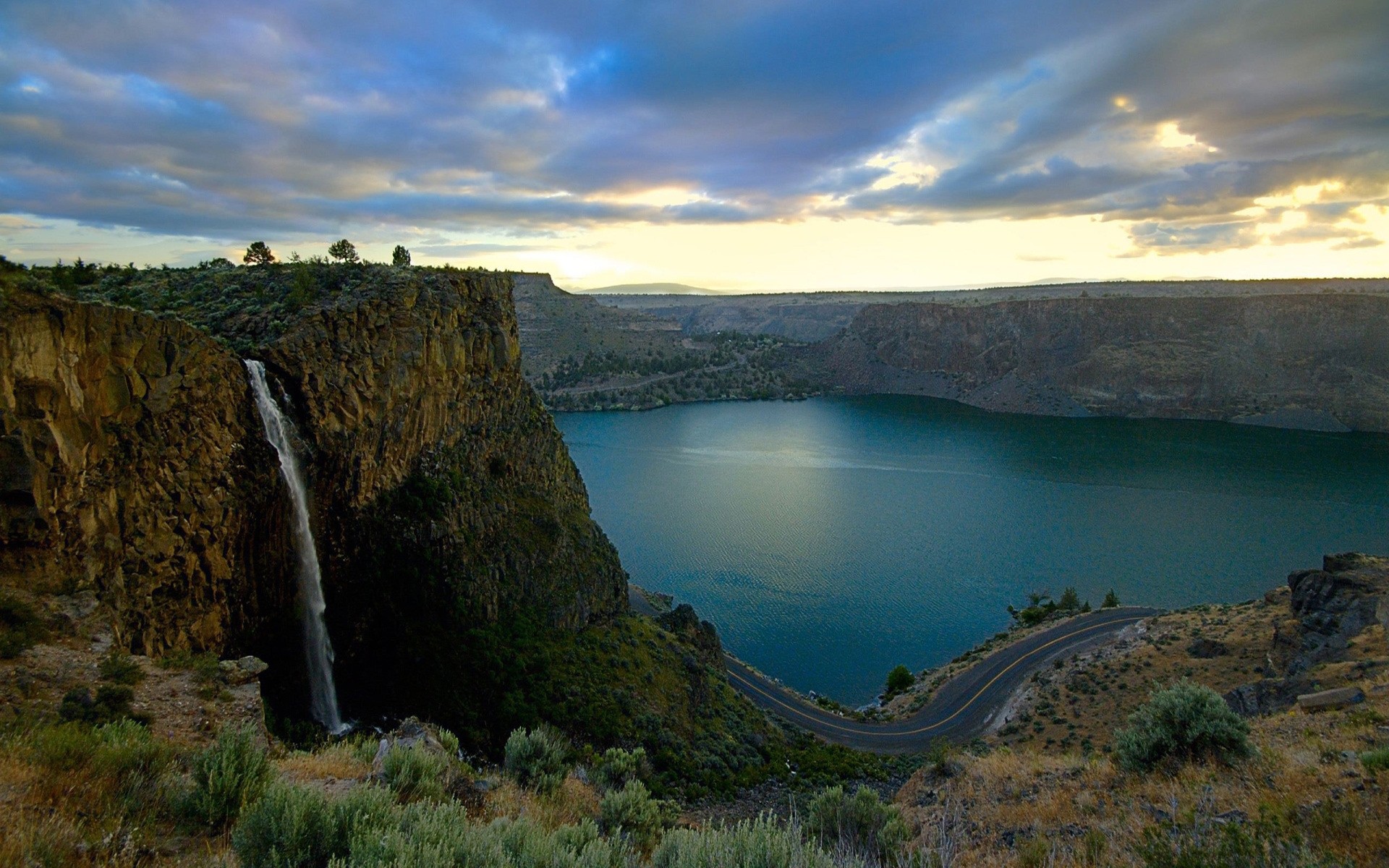 landscapes water landscape travel seashore sky nature sea outdoors rock beach ocean scenic lake mountain clouds