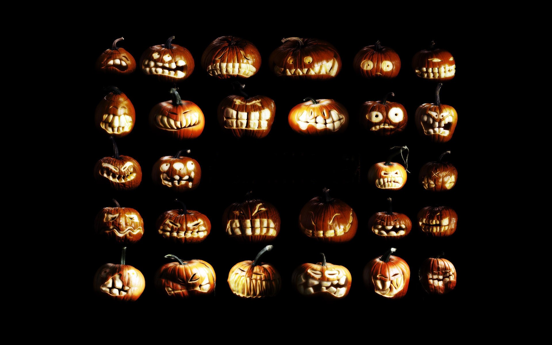 halloween citrouille vicieux symbole lanterne ensemble vecteur furtif horreur conception sombre image élément effrayant vacances vacances