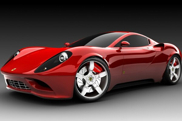 Wheel, tires, alloy wheels of Ferrari