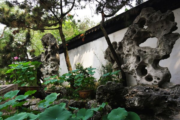 Architecture de jardin chinois