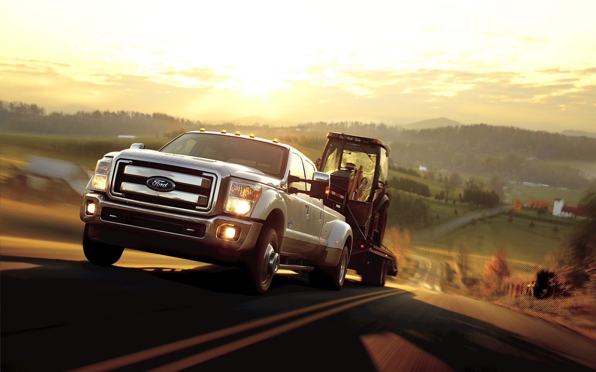 ford car vehicle transportation system road travel hurry truck asphalt drive action sunset fast blur ford super duty