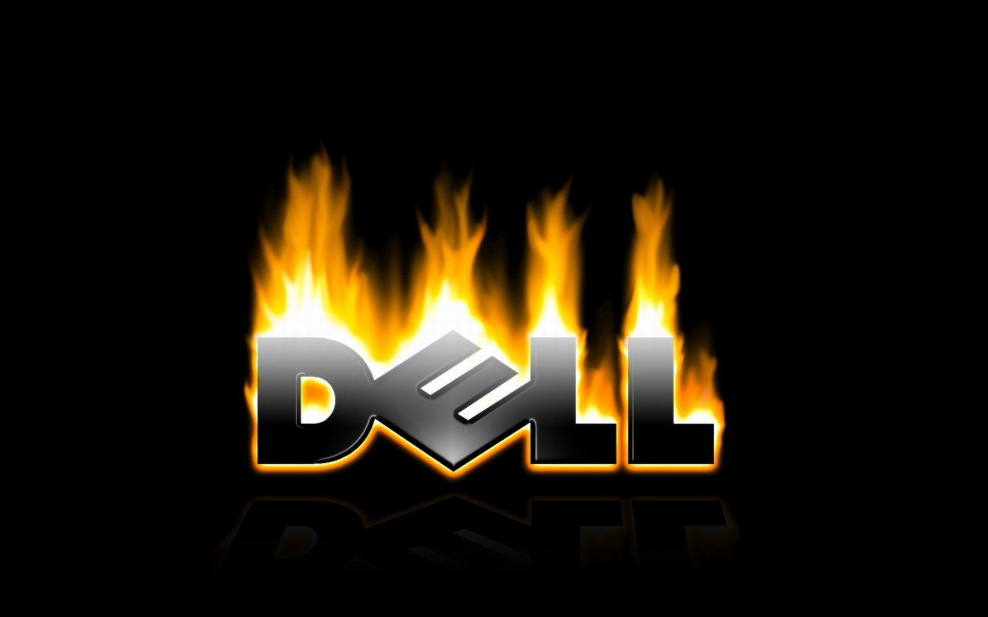 dell flame hot danger dark luminescence warmly