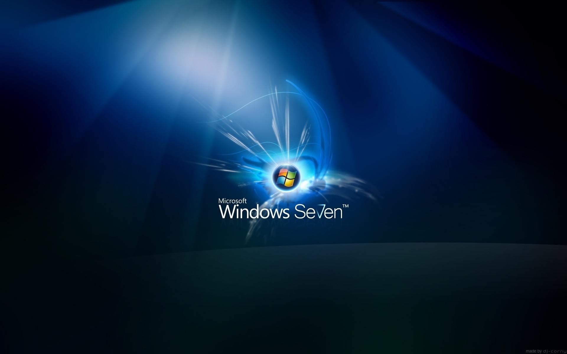 windows brilhante escuro luz backlit brilha futurista abstrato papel de parede borrão espaço energia chama design futuro ilustração fantasia tecnologia microsoft windows 7