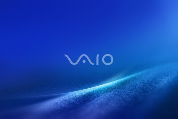 Blue background with logo