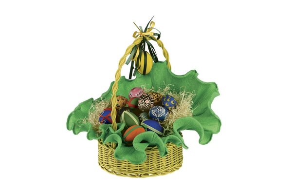 Easter gift basket with a feeling