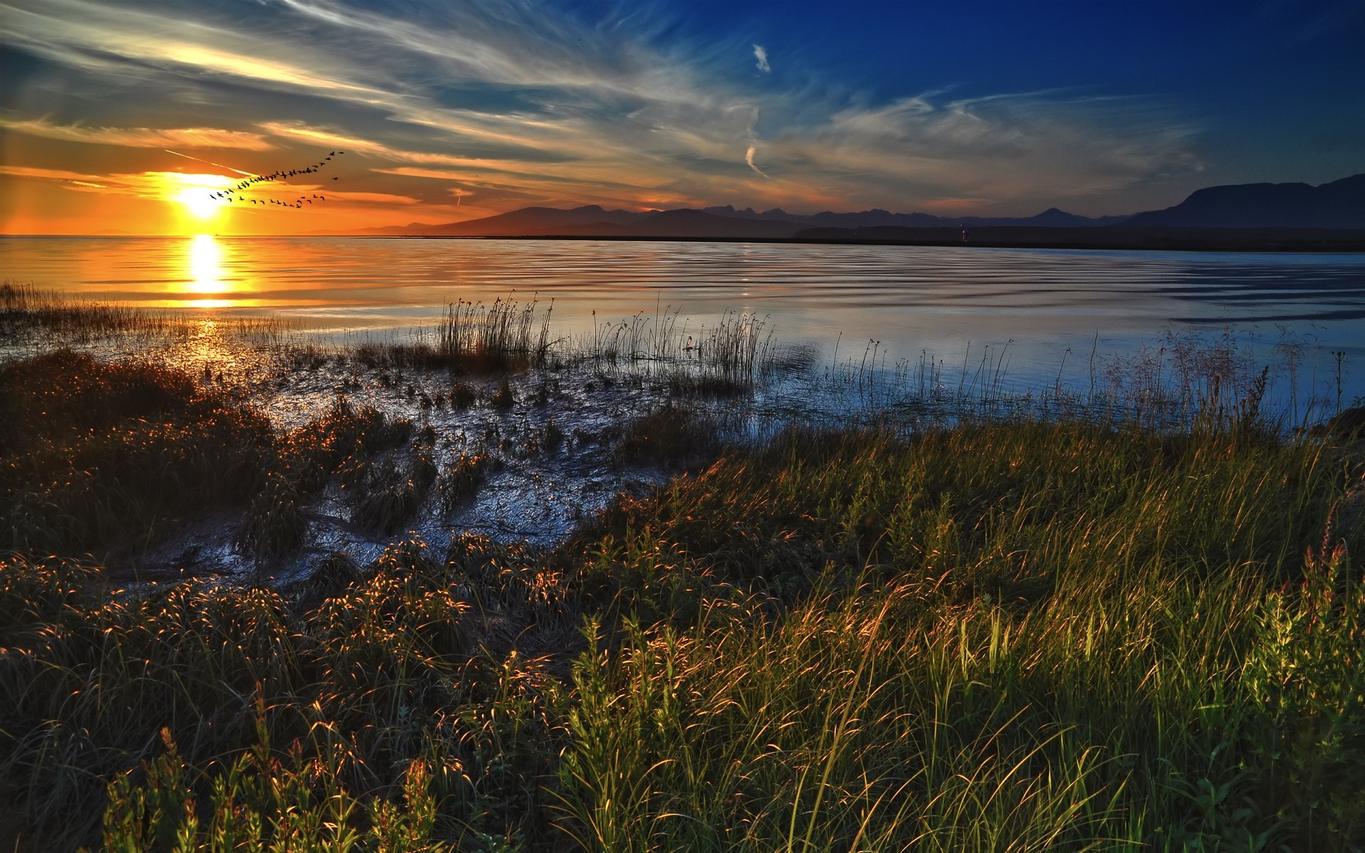 paesaggio tramonto alba paesaggio lago acqua riflessione cielo sera crepuscolo natura sole fiume luce spiaggia all aperto autunno mare bel tempo albero