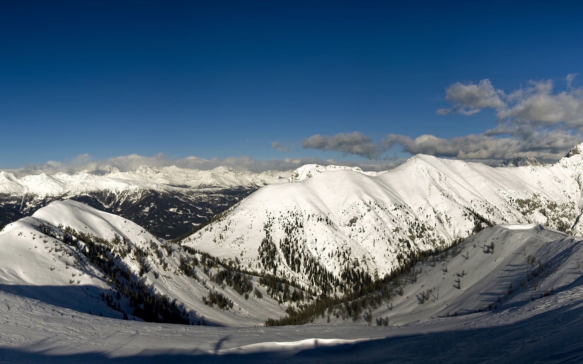 winter snow mountain ice cold glacier mountain peak landscape scenic high travel panorama sky scenery