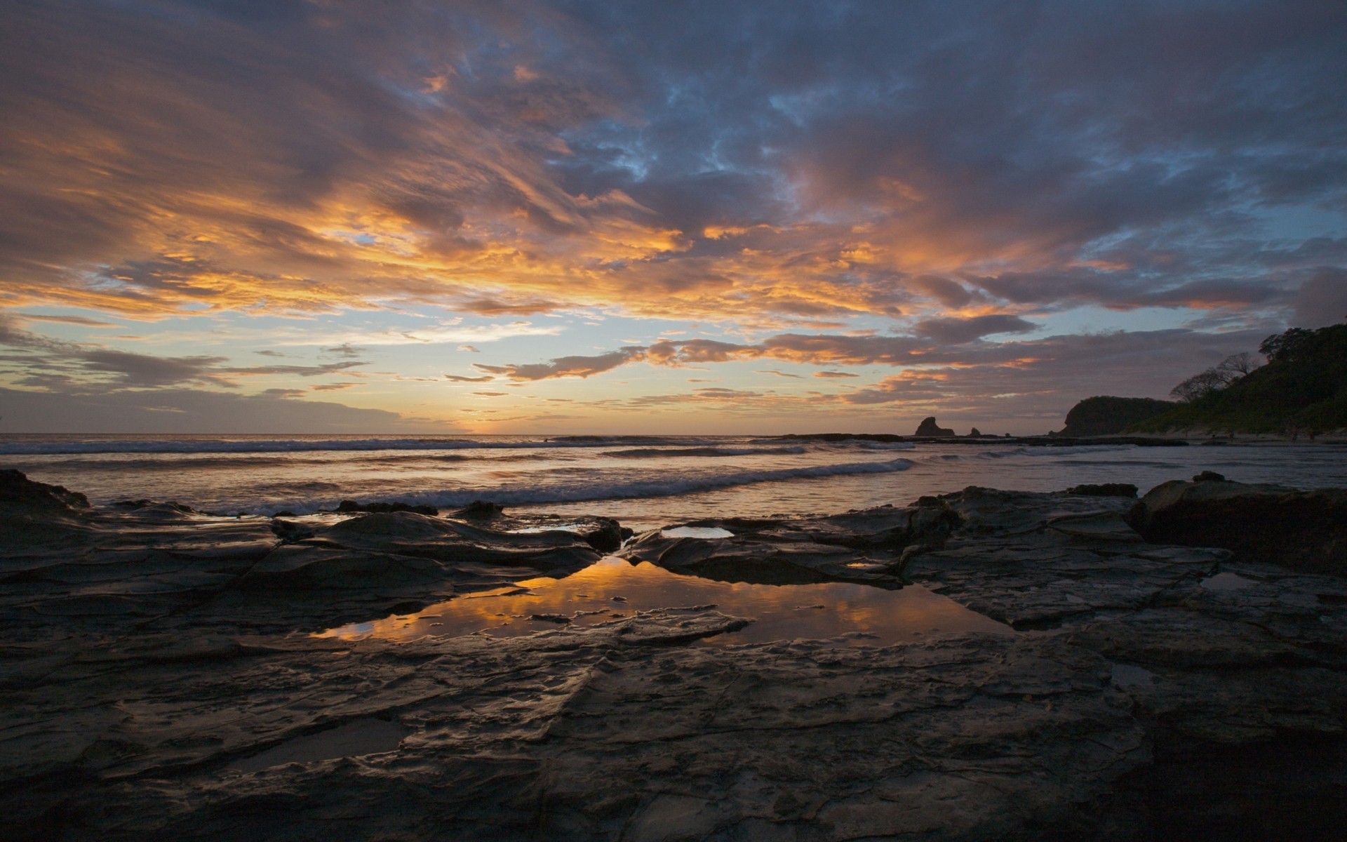 paysage coucher de soleil eau aube soir crépuscule mer plage paysage océan mer paysage ciel soleil nuages nature nicaragua