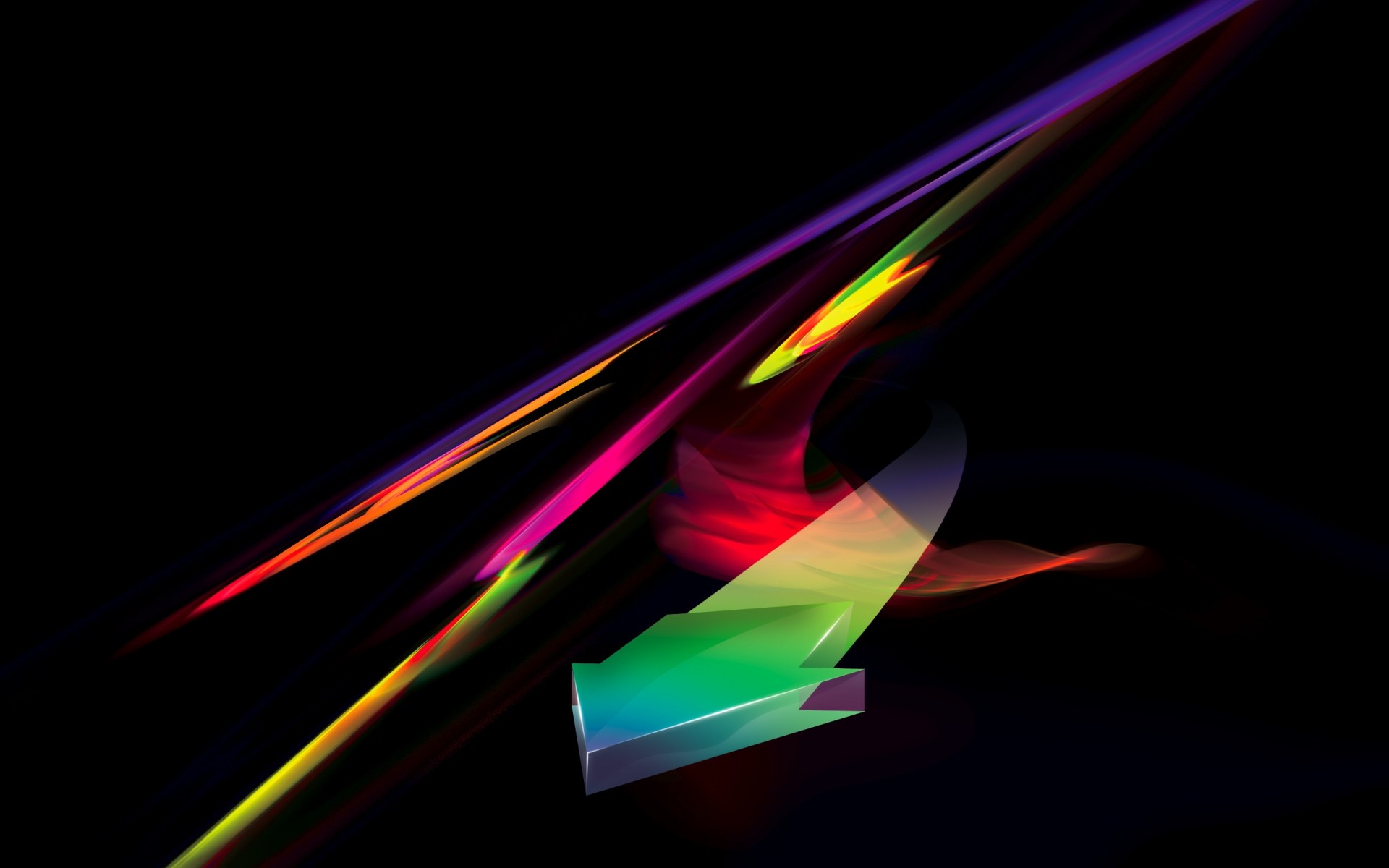 abstract art bright flame design color motion desktop illustration light graphic line blur rainbow artistic energy shape creativity dynamic arrow 3d