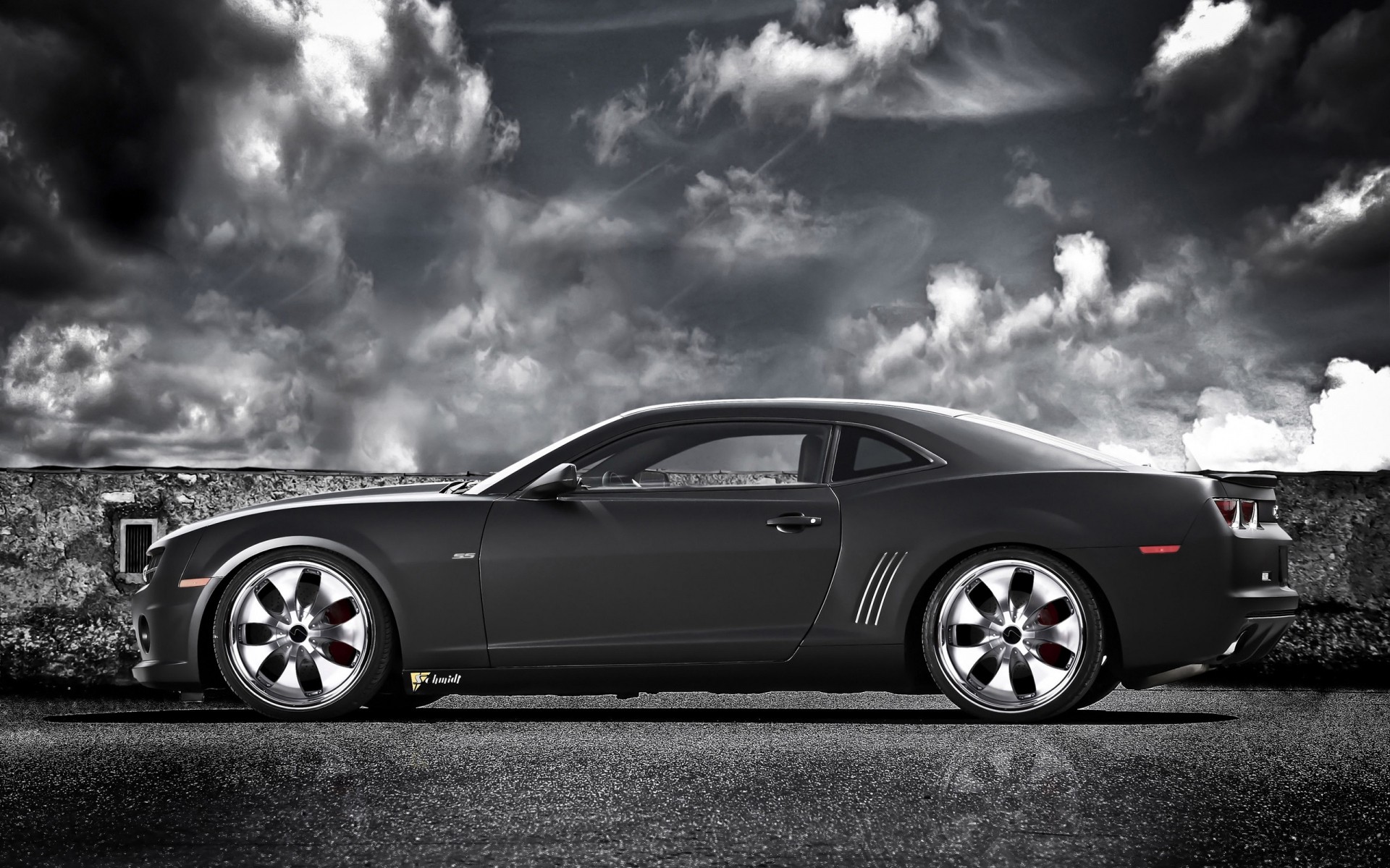 chevrolet car vehicle blacktop asphalt pavement monochrome automotive noon wheel transportation system hurry chevrolet camaro ss muscle car camaro ss