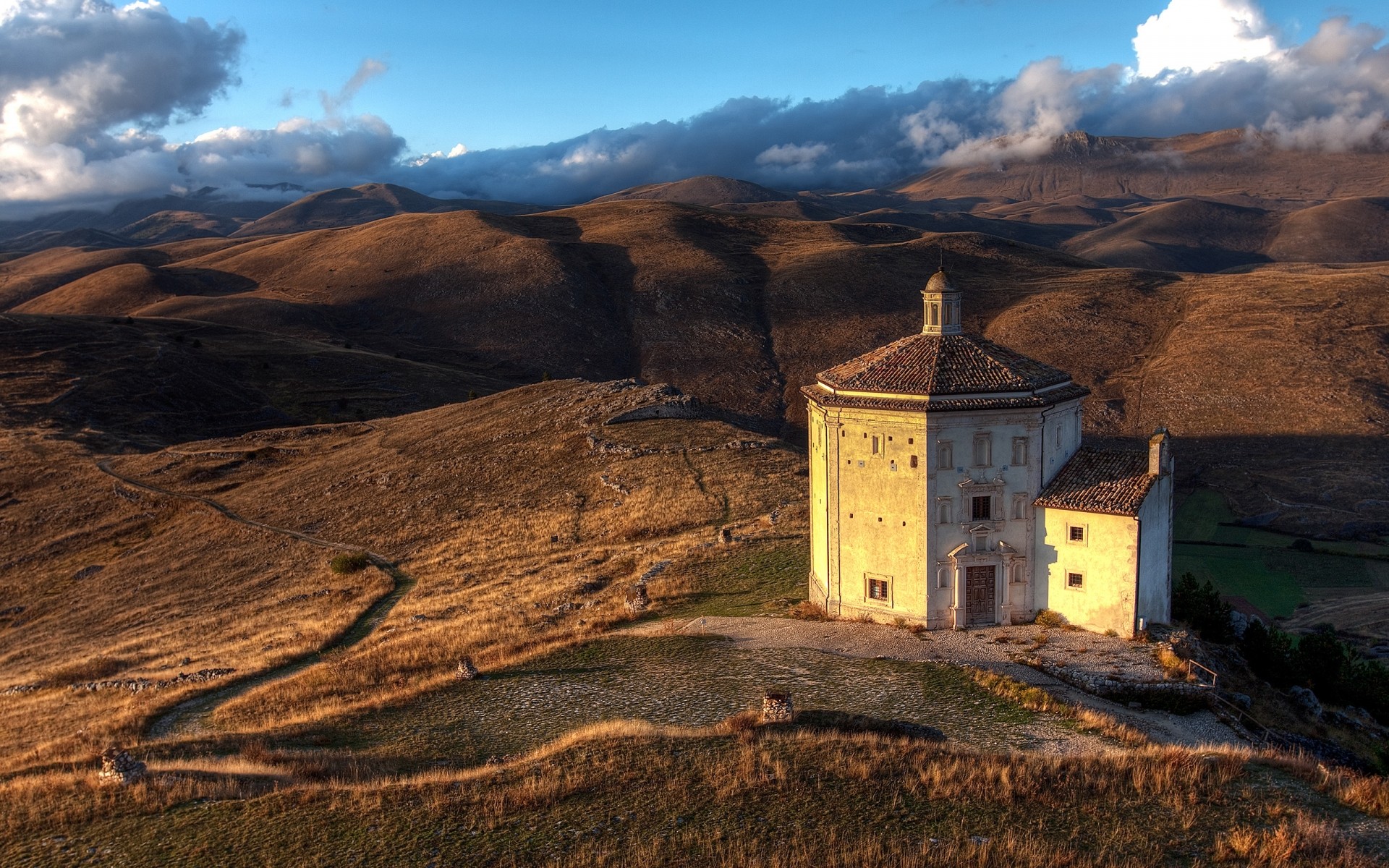 landscapes mountain travel landscape sky outdoors rock hill scenic valley architecture sunset evening church