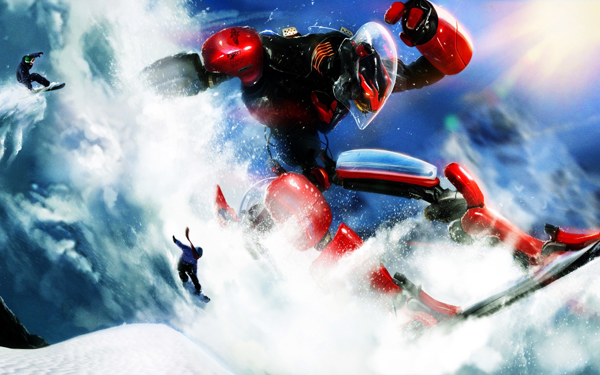 snowboard neige hiver action concurrence noël plaisir mouvement art image photo manipuler sport