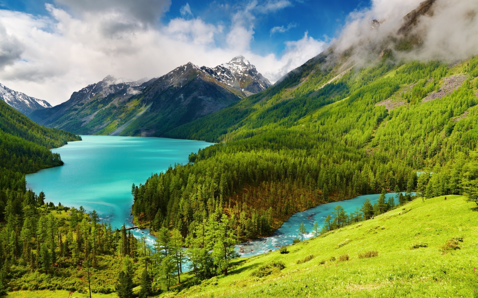 landschaft natur berge reisen wasser landschaft im freien see holz tal himmel landschaftlich sommer schnee gras frühling grün ansicht