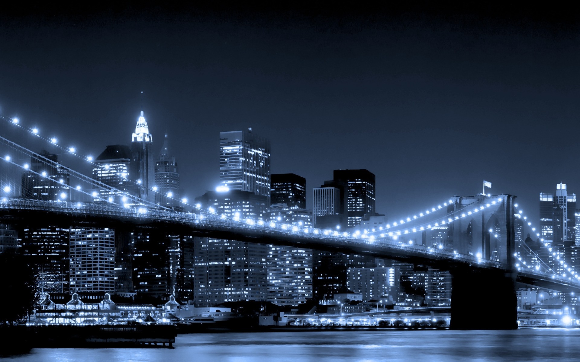 usa brücke stadt fluss architektur städtisch stadtzentrum stadt reflexion skyline wasser licht haus straße himmel dämmerung reisen modern abend verkehr fotografie usa bna amerika nacht licht