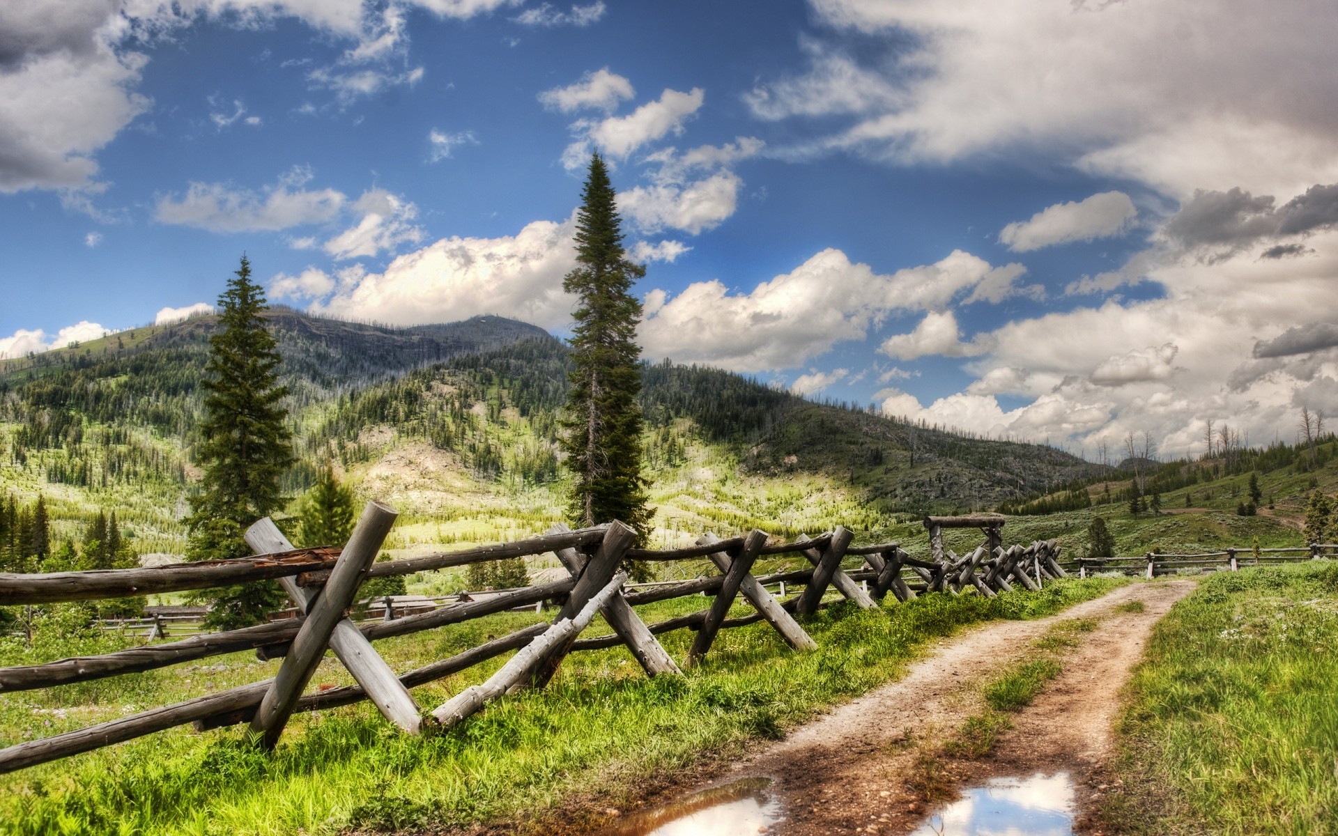 landschaft holz natur landschaft im freien reisen baum berge gras himmel zaun landschaftlich landschaftlich sommer tageslicht straße führung landschaft frühling wald