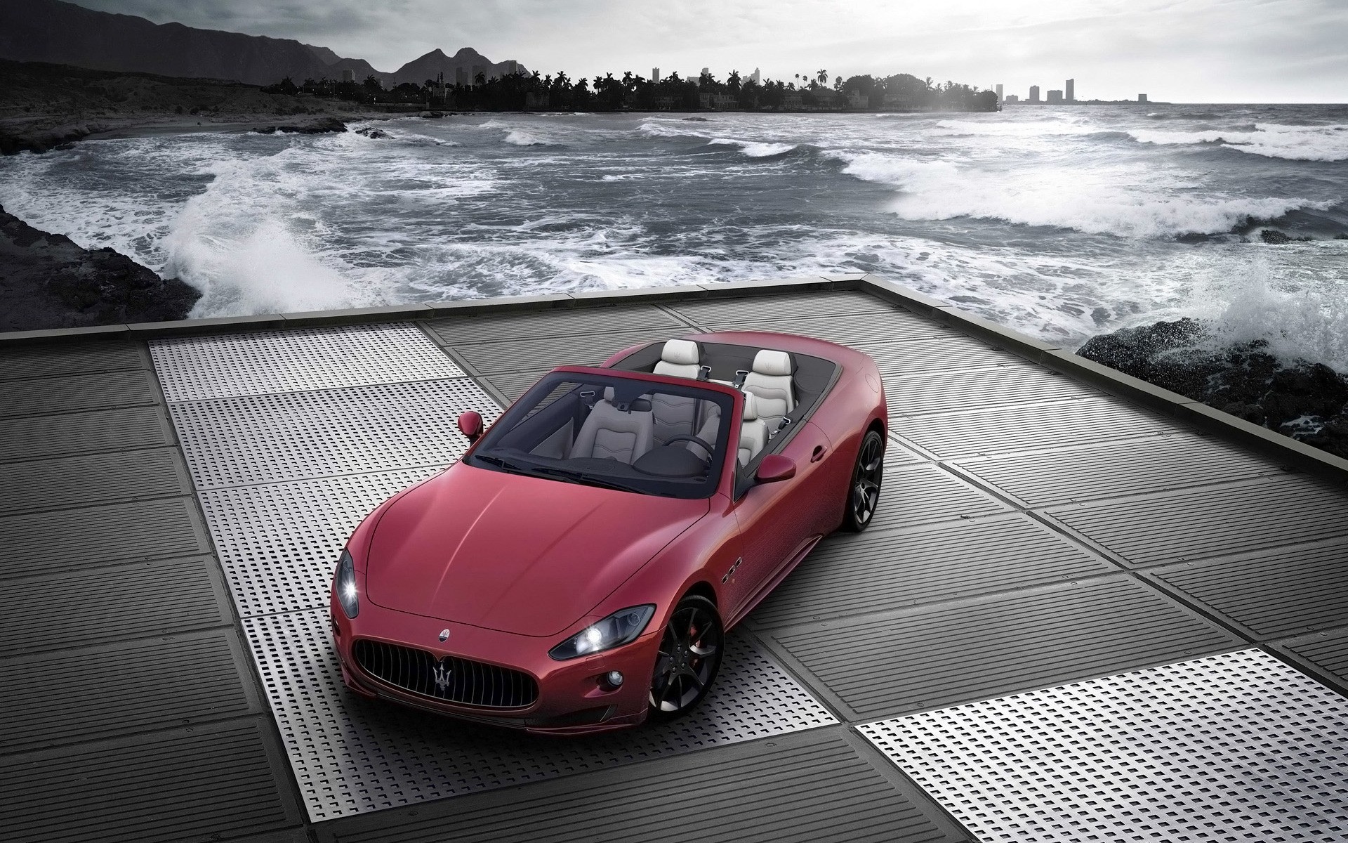 maserati samochód samochód podróże woda morze system transportu plaża ocean maserati