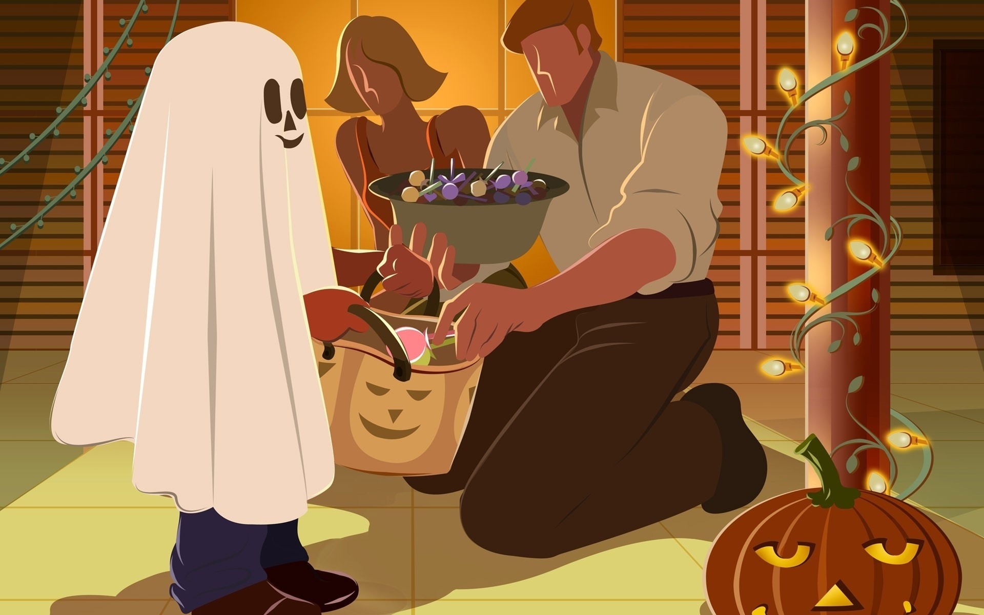 halloween ilustração esboço vetor homem