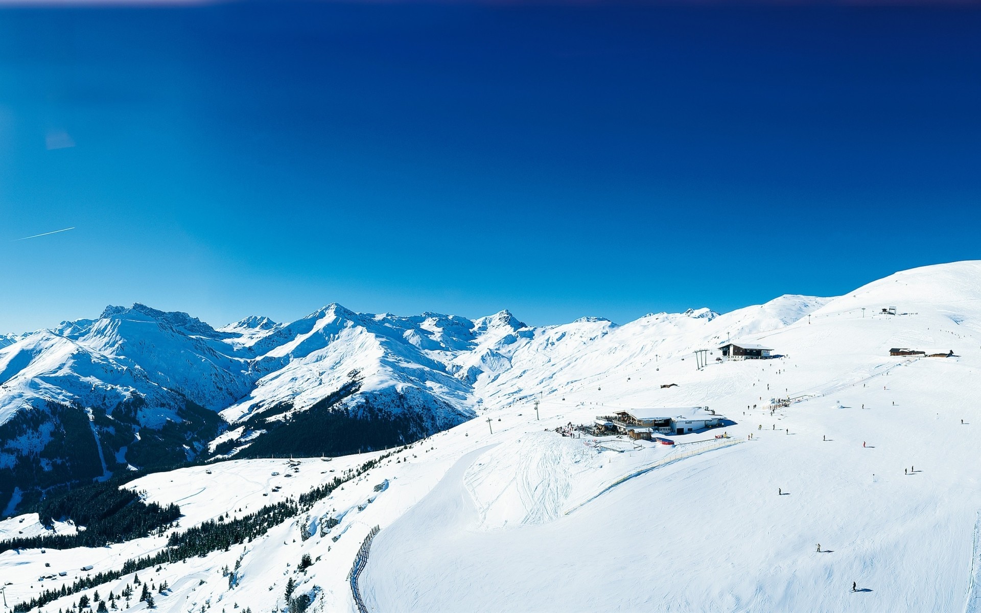 hiver neige montagne froid station pic de montagne glacier scénique glace panorama neigeux haute