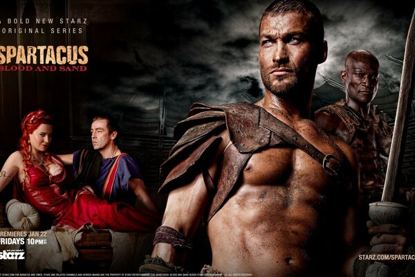 Spartacus. Acımasız bir erkek. Kılıcı olan adam