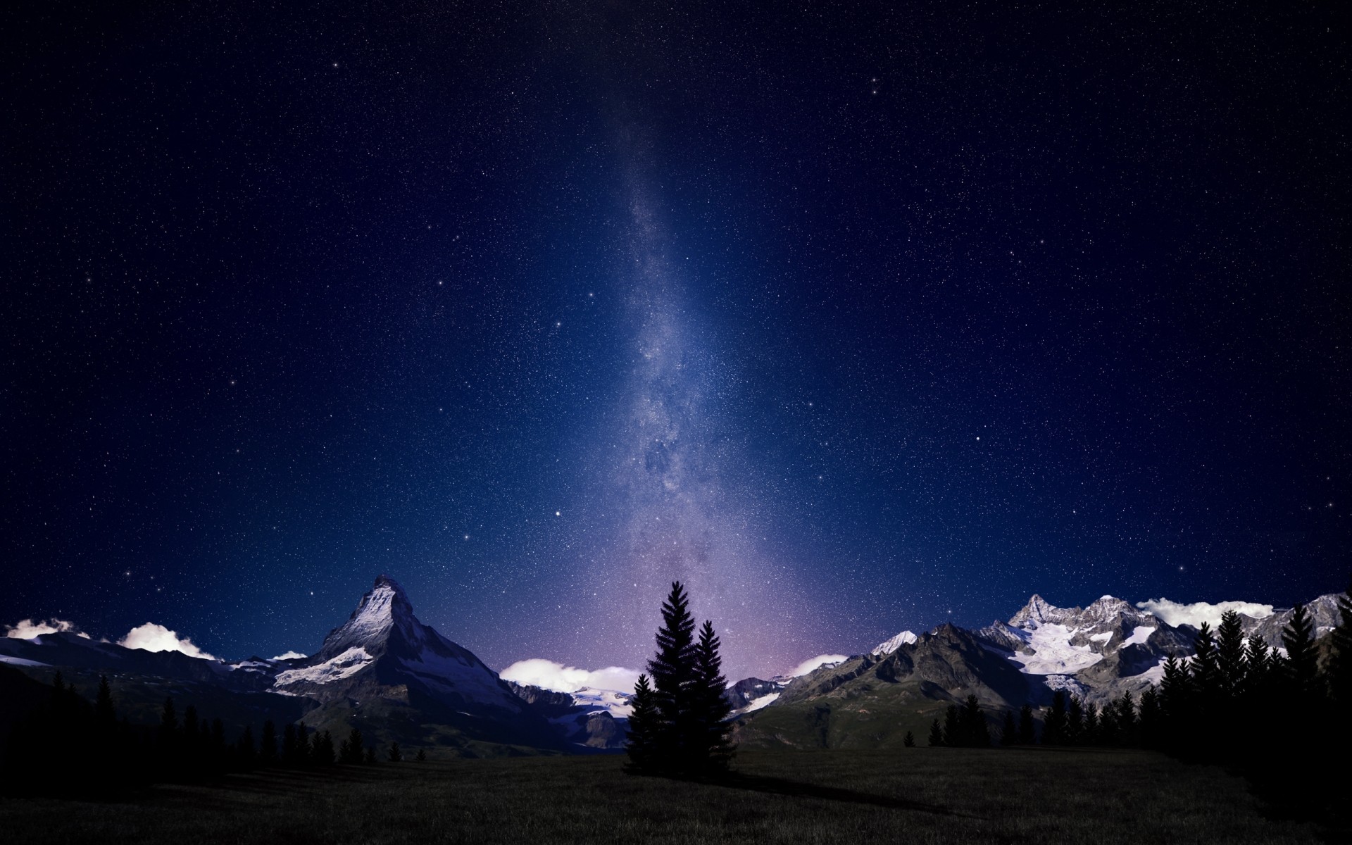 paesaggio neve montagna luna cielo paesaggio inverno astronomia all aperto viaggi natura alba esplorazione sera luce luce del giorno ghiaccio tramonto scenico spazio stelle alberi