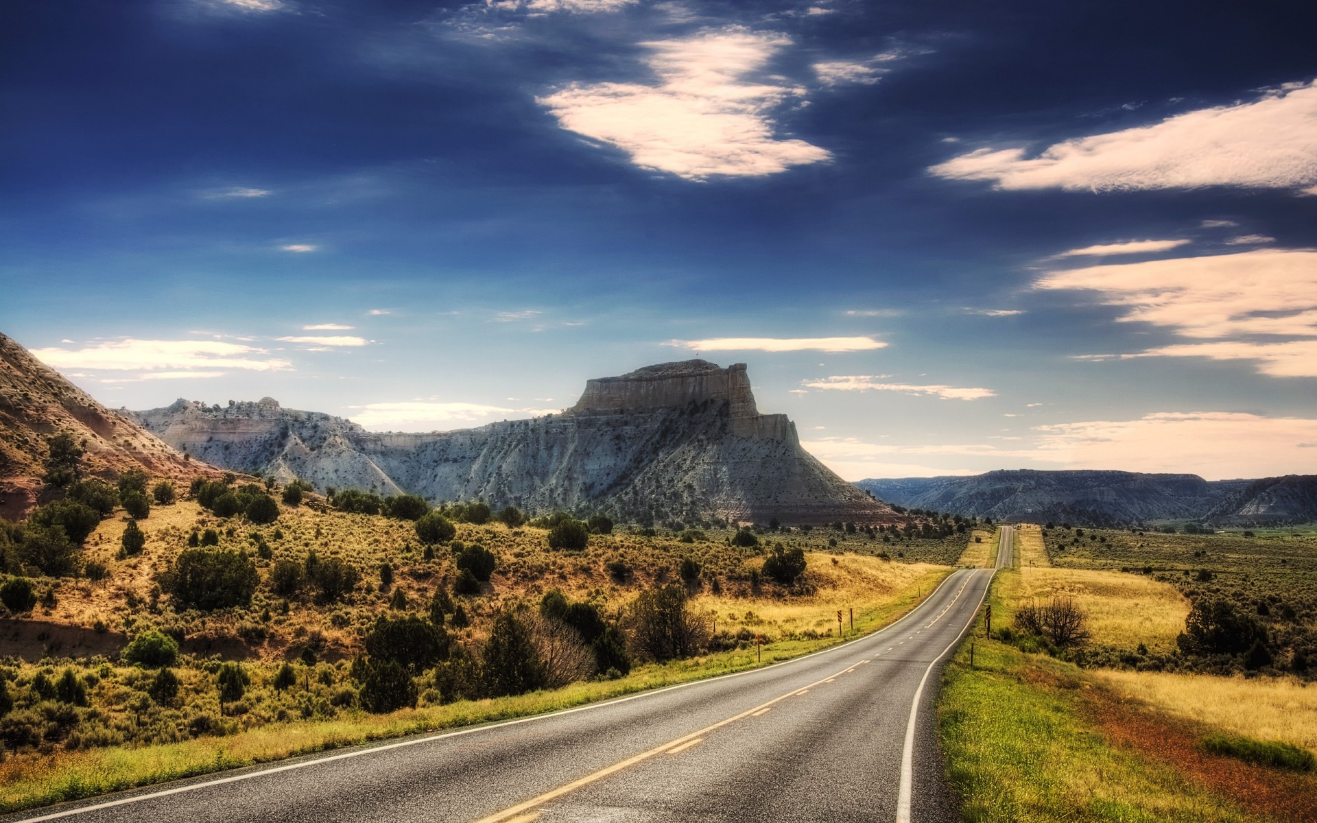 landscapes road travel landscape sky mountain nature highway outdoors scenic asphalt guidance desert hill valley spring grass plants view photo