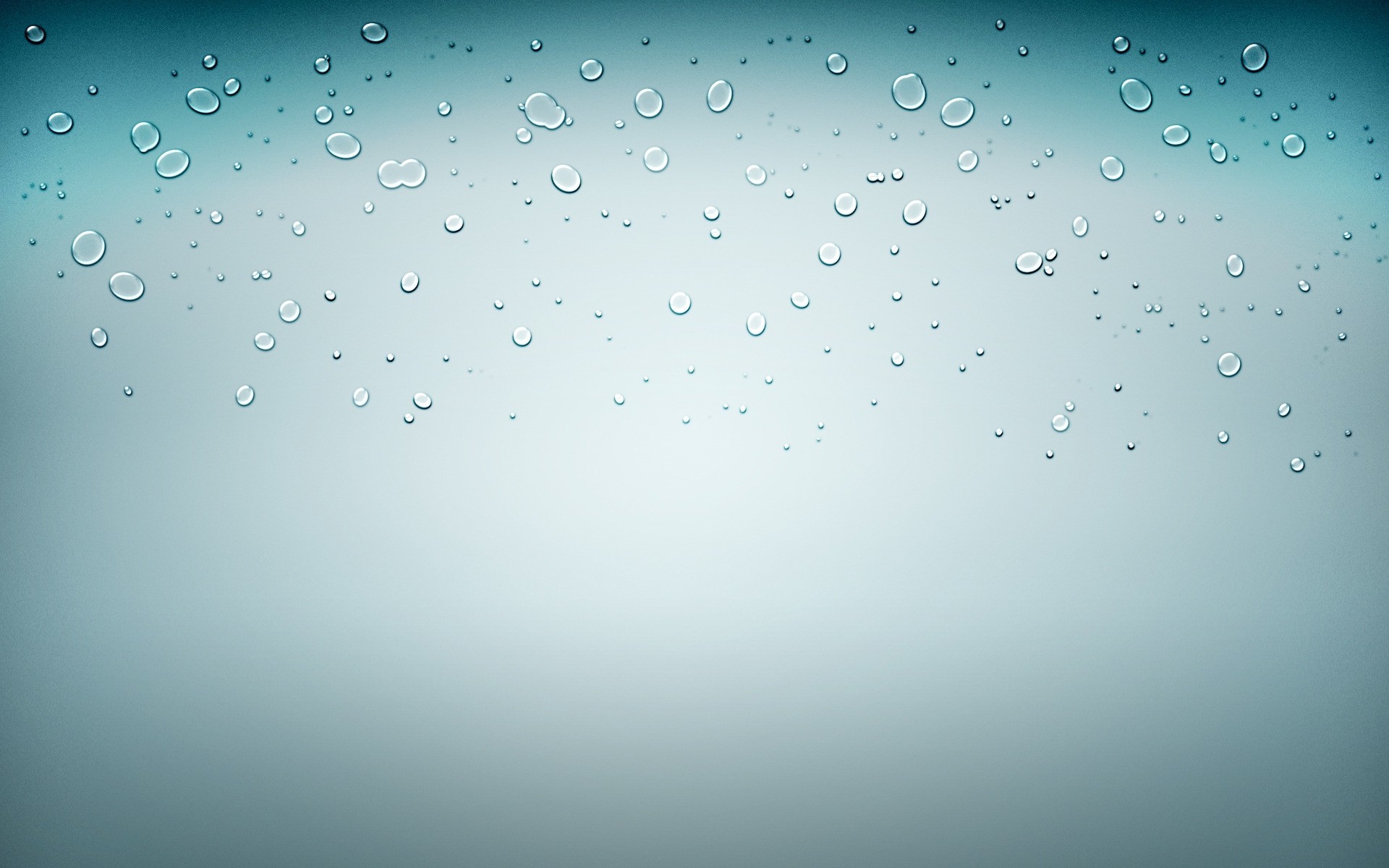 дождь падение аннотация мокрый свет капли росы бирюза пузырь чистые холодная жидкость всплеск поток понятно фон гладкая искусство рабочего стола обои минимальный капли