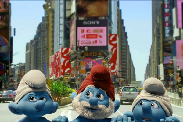 Smurfs in the City movie