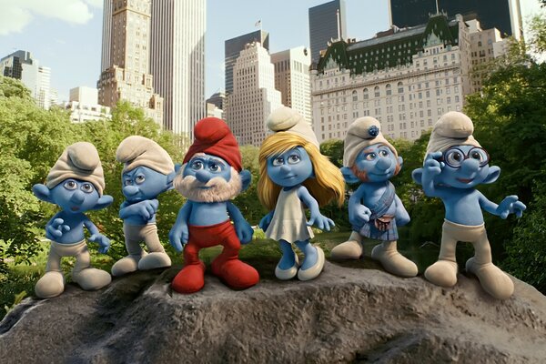 Smurfs artistas e poeta