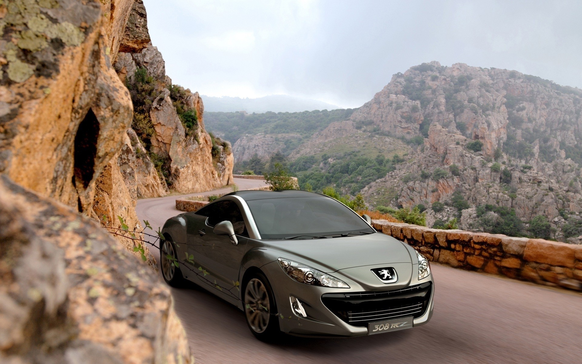 peugeot podróże na zewnątrz natura samochód góry samochody coupe cabrio sport prędkość