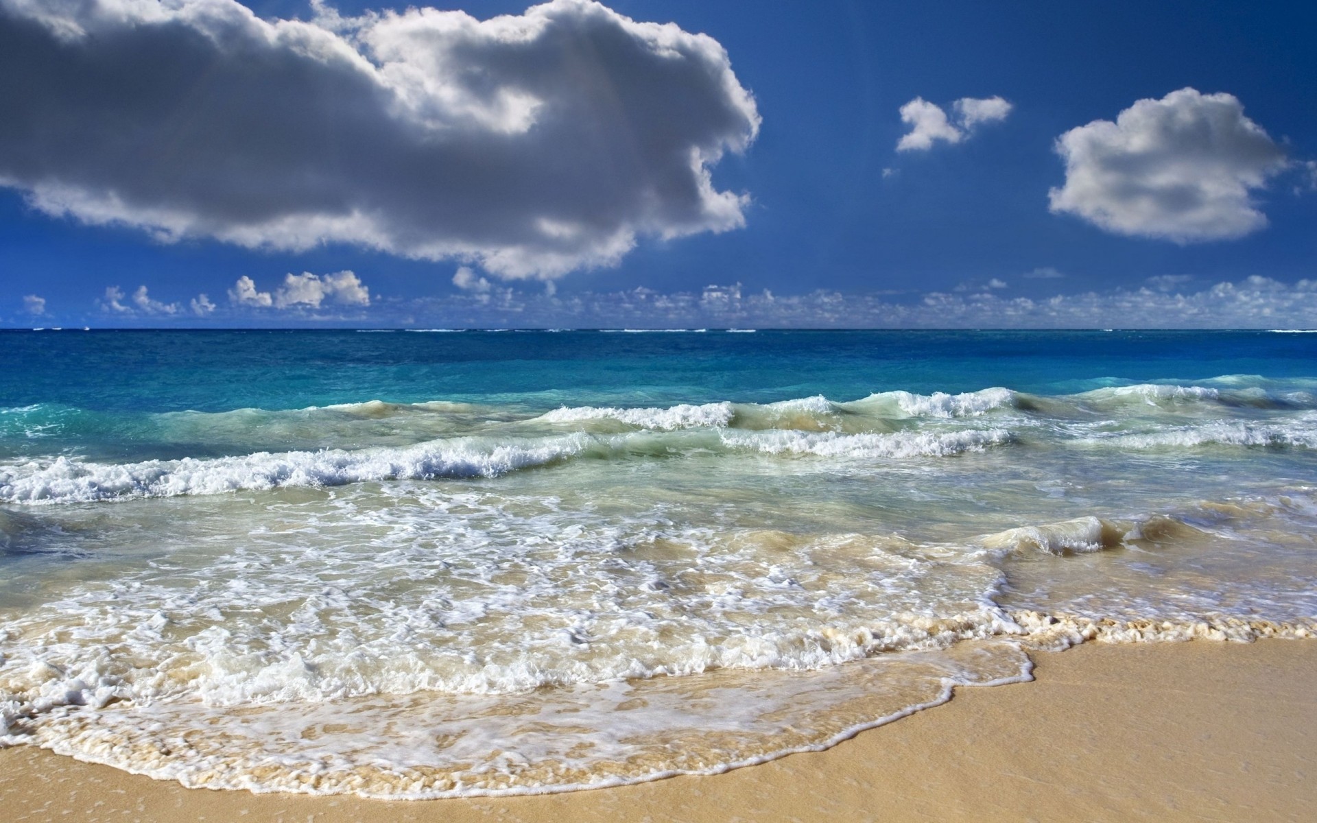 landschaft sand strand wasser brandung tropisch meer ozean meer landschaft sommer reisen welle sonne urlaub gutes wetter insel himmel entspannung heiß blau landschaft landschaft