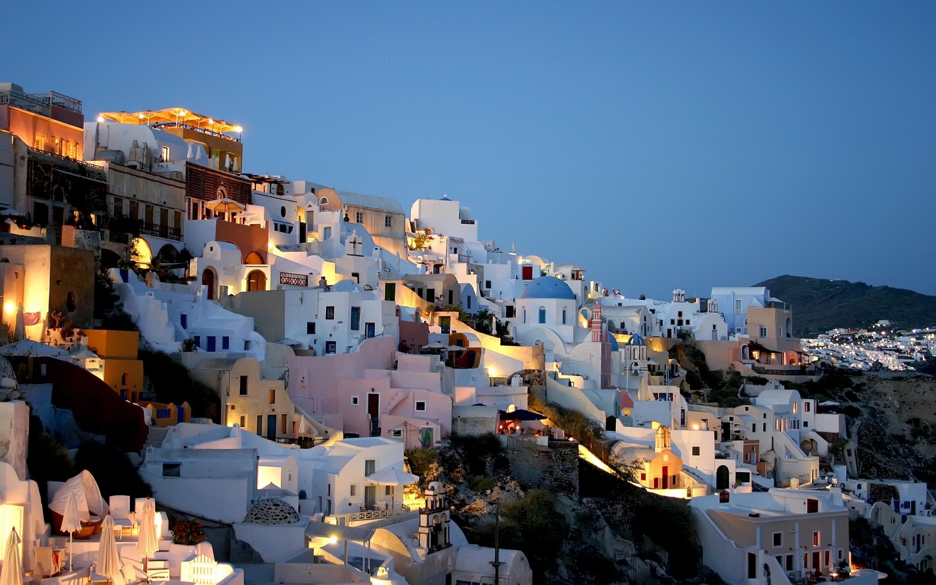 grèce voyage ville ville architecture maison à l extérieur église ville mer ciel maison mer eau tourisme soirée traditionnel