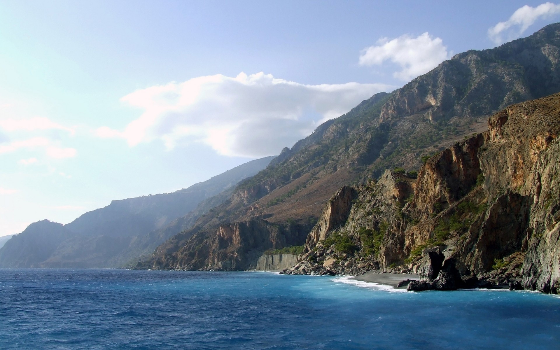 希腊 水域 旅游 景观 海洋 天空 自然 户外 山 海 岩石 海洋 风景 日光 海滩 海湾