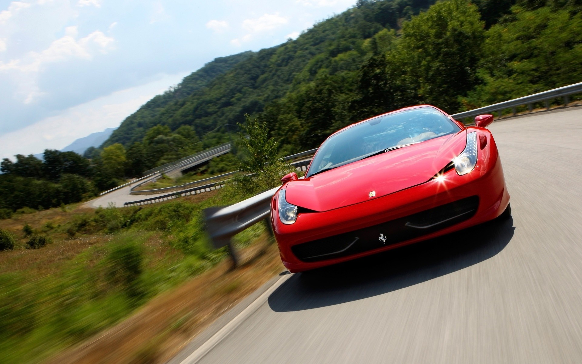 ferrari car vehicle transportation system asphalt hurry fast road drive blur pavement blacktop travel ferrari 458 italia