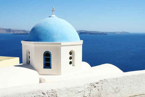 El infinito mar azul de Grecia