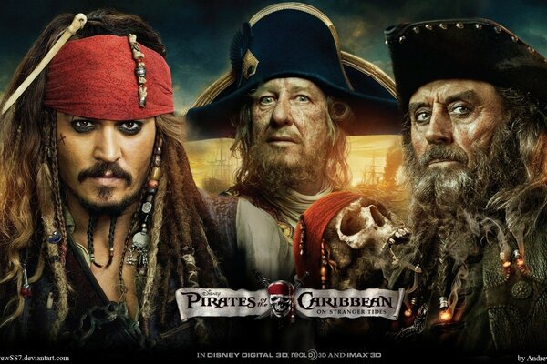 Interesante película sobre piratas