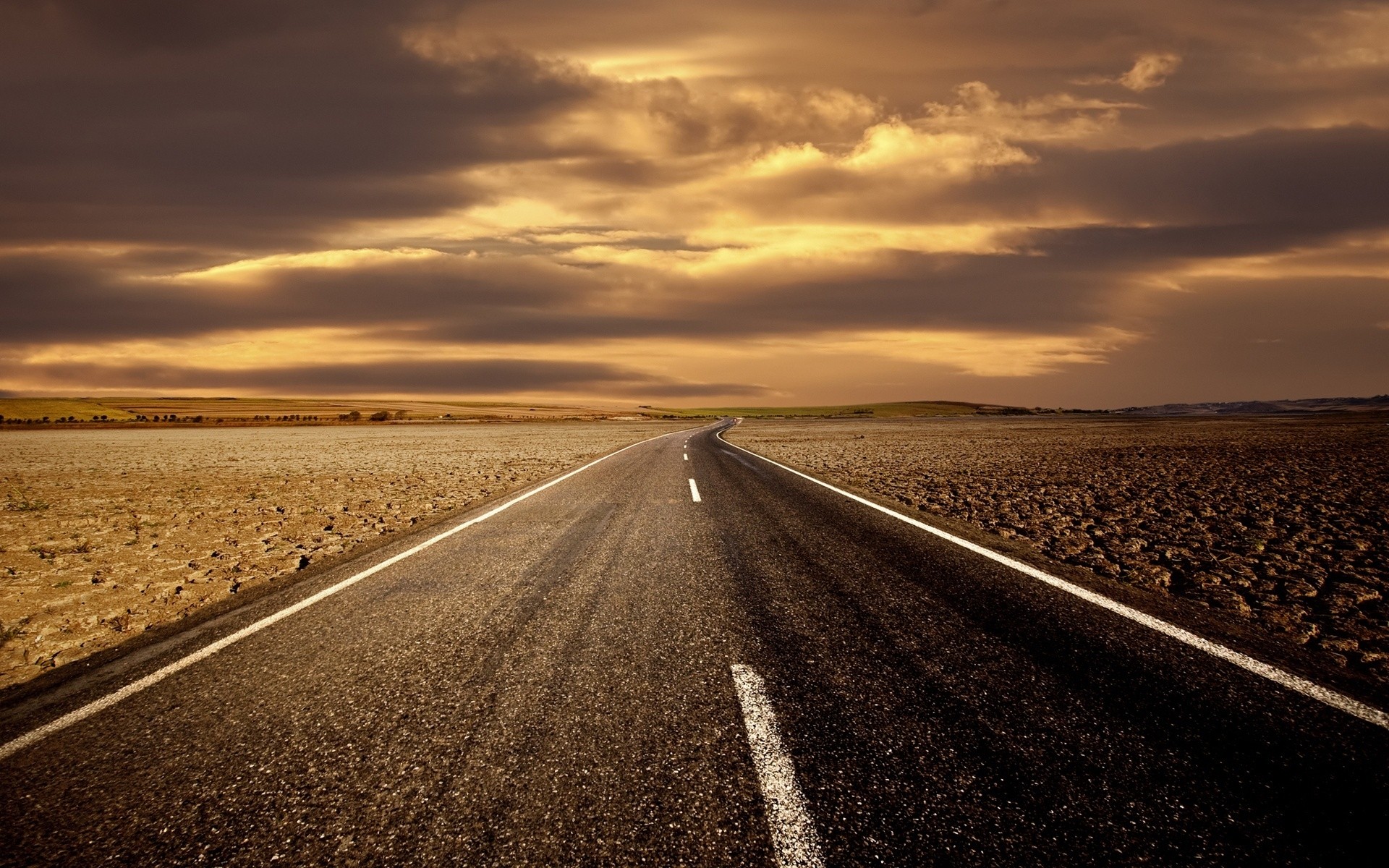 automne ciel coucher de soleil route asphalte voyage paysage long nature aube perspective paysage