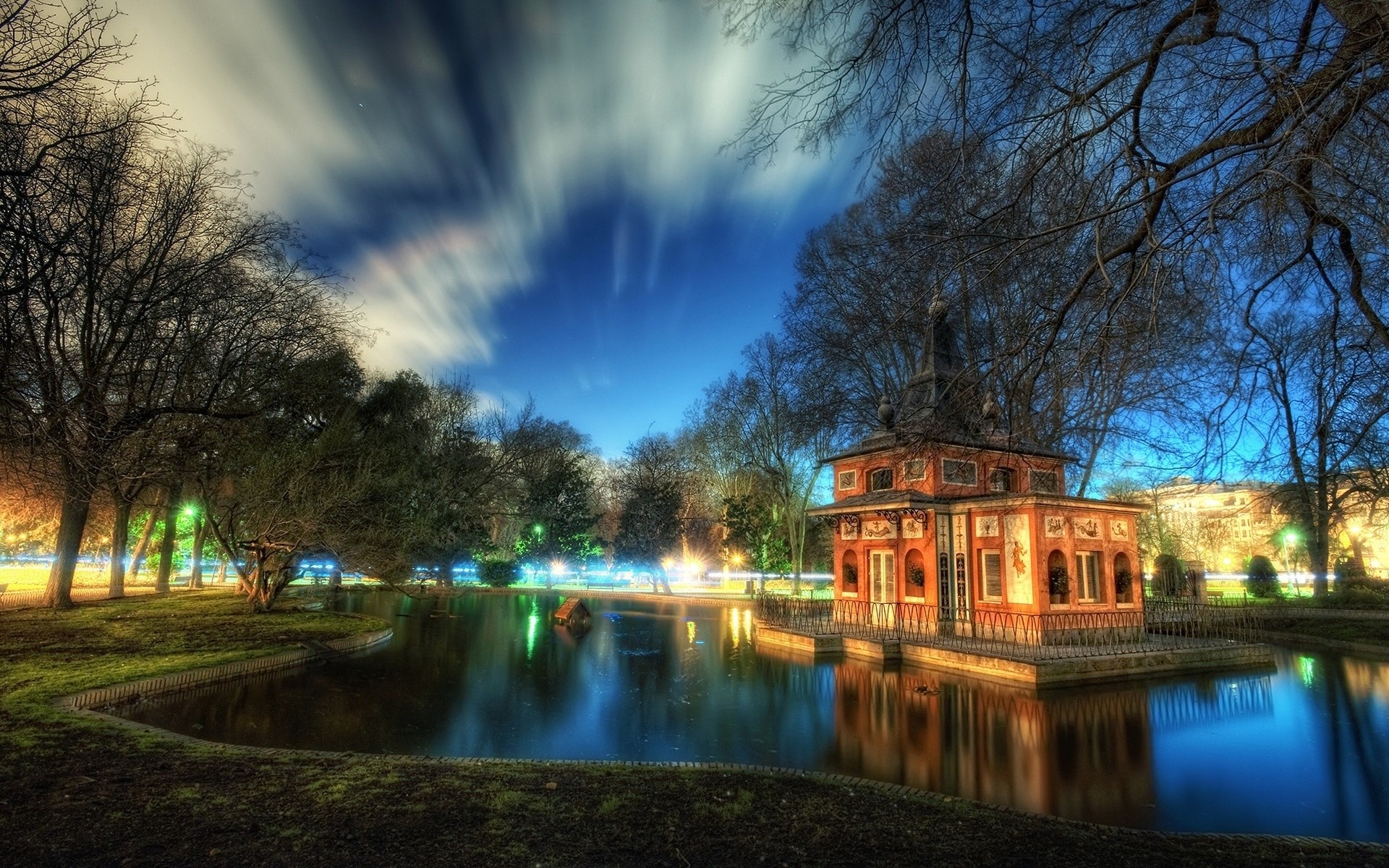 landscapes water tree reflection lake river evening dawn outdoors travel light architecture sunset dusk park city trees