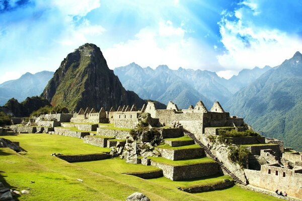 Ancient architecture among the mountains