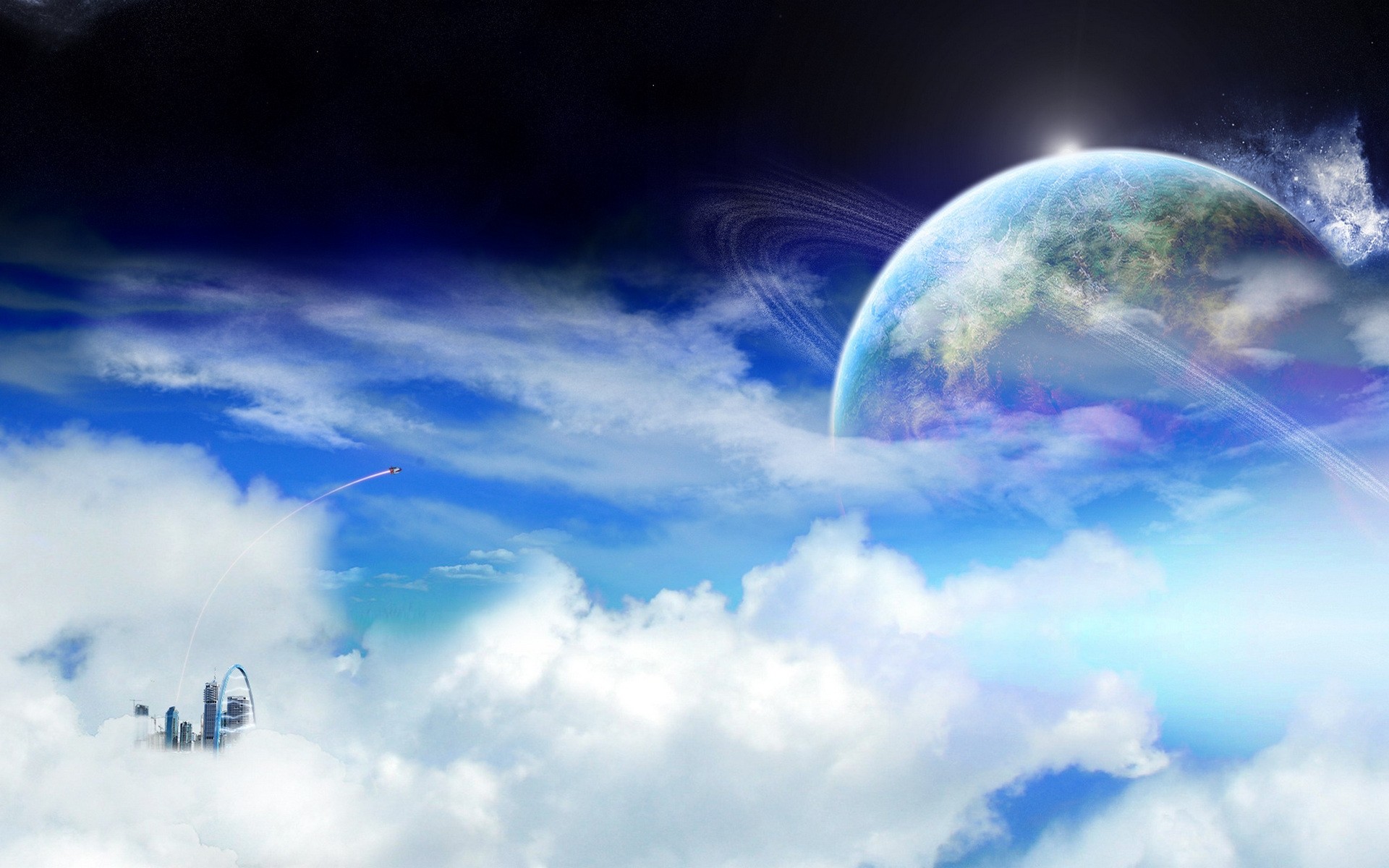 landschaft himmel raum sonne natur mond gutes wetter atmosphäre im freien licht wetter tageslicht wolke landschaft desktop himmel planeten hoch umwelt wolken