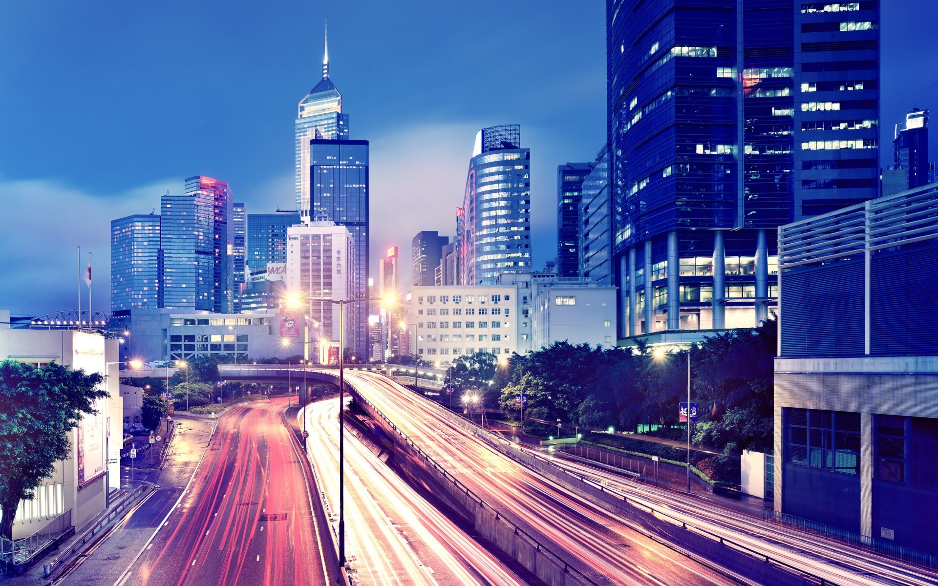 china downtown skyscraper city traffic dusk architecture fast cityscape blur highway urban business skyline road modern building evening transportation system office travel town lights