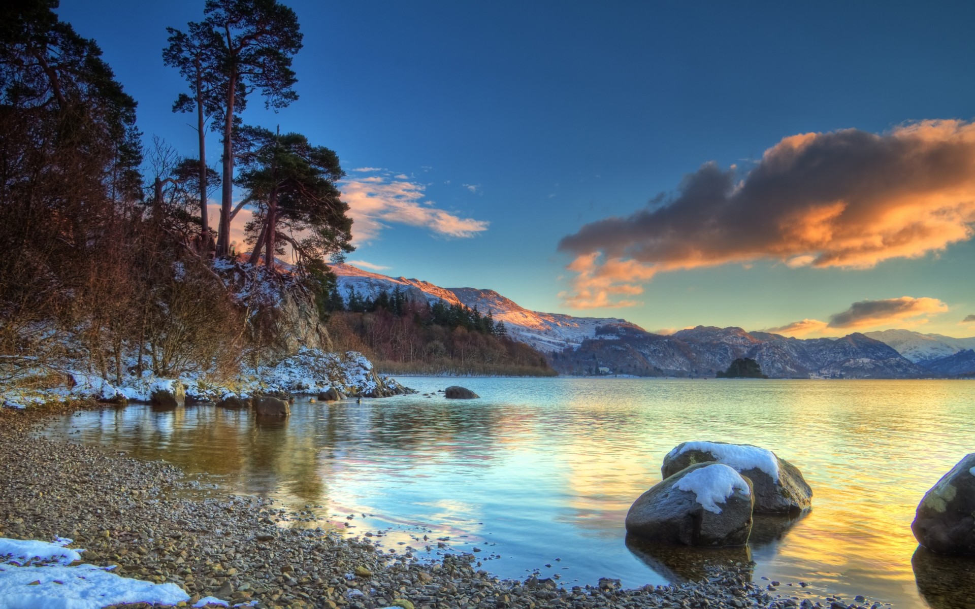 paisaje agua viajes paisaje naturaleza cielo puesta de sol lago al aire libre reflexión montañas árbol mar amanecer nieve