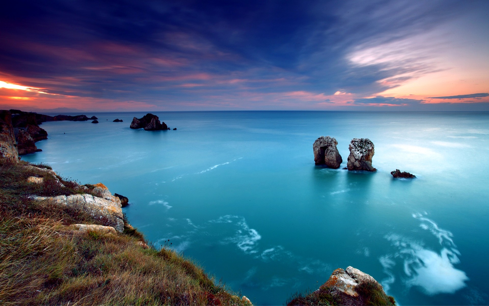 paysage eau voyage coucher de soleil mer paysage plage océan soleil mer paysage ciel aube été paysage bleu