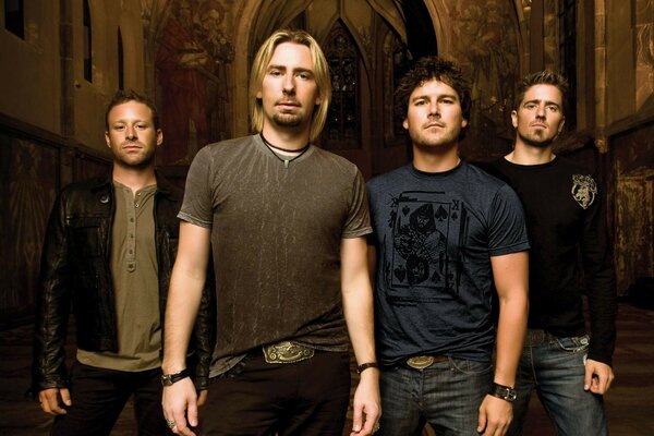 Nickelback chad krueger mike krueger rock band guys group