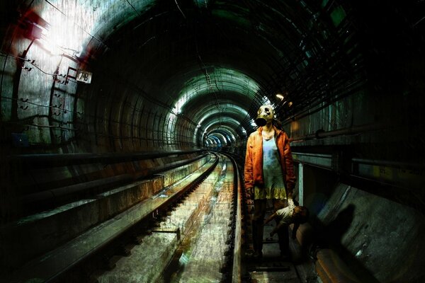 Sozinho entre os seus problemas, você se encontra em um túnel escuro.