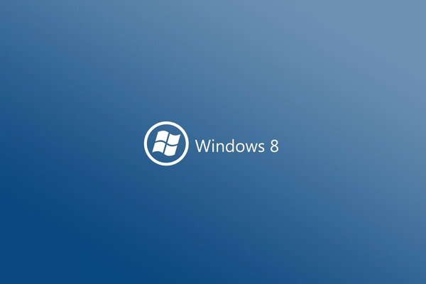 Gradient blue windows 8