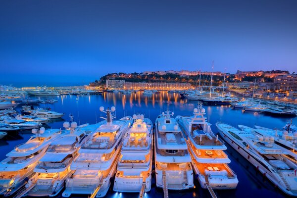 France. Traveling by sea by boat