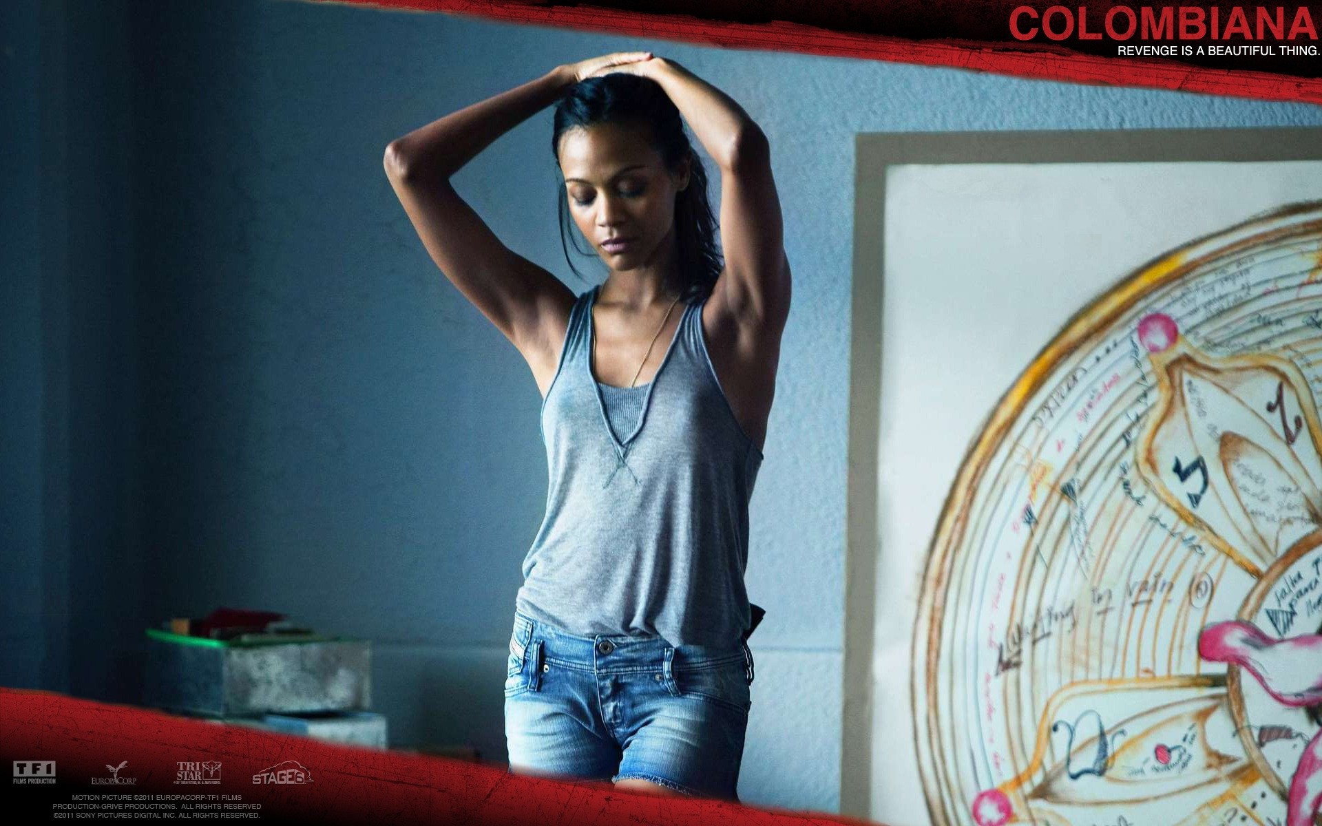 film adulto donna da solo ragazza interno musica ritratto zoe saldana