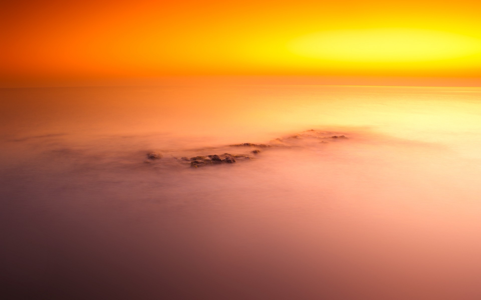 paysage coucher de soleil plage soir aube paysage mer océan soleil crépuscule eau paysage mer ciel rétro-éclairé orange lever du soleil