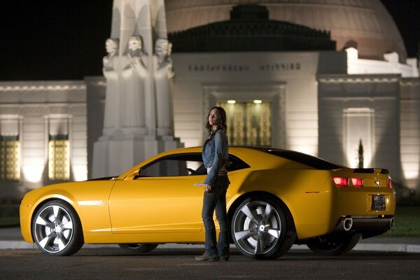 Transformers megan fox camaro yellow movie episode